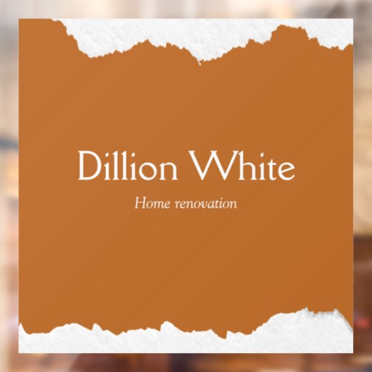 Graubrauer Textildruck Fensteraufkleber (Blatt 2)