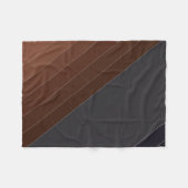 Graubraun, grau, braun fleecedecke (Vorderseite (Horizontal))
