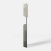 Graubraun-Licht-Armee Gefälle geometrische Netz iPhone Hülle (Rechte Seite)