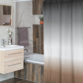 Graubraun Ombre Duschvorhang