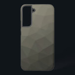 Graubraune militärische Gefälle Samsung Galaxy Hülle<br><div class="desc">Graubraun Armee militärische Gefälle geometrische Mesh Muster Dreiecke ombre Triangle geometrische Masche mit dunkelgrau grün braun dunkelbraunen ombre Gefälle.</div>