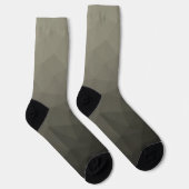 Graubraune militärische Gefälle Socken (Rechts)
