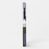 Graubrauner Farbblock Geometrisch Personalisiert Case-Mate iPhone Hülle (Hinten/Links)