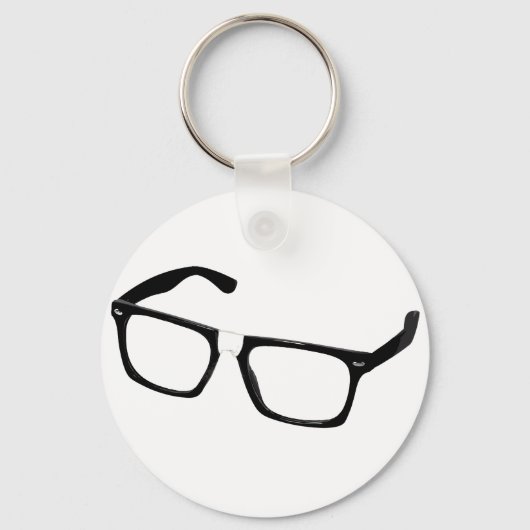 Graubrille Schlüsselanhänger (Vorderseite)