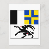 Graubuenden Flag Postkarte (Vorderseite)