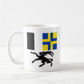 Graubunden, die Schweiz-Flagge Kaffeetasse (Links)