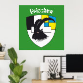 Graubünden Grigioni Grischun Poster (Heimbüro)
