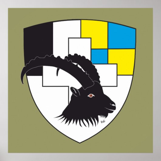 Graubünden Grigioni Grischun Poster (Vorne)