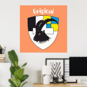 Graubünden Grigioni Grischun Poster (Heimbüro)