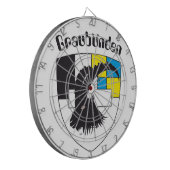 Graubünden Schweiz Dartscheibe (Vorderseite Links)