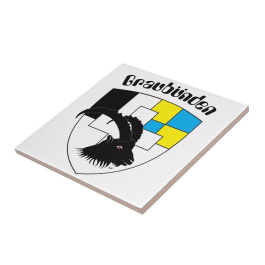 Graubünden Schweiz Fliese (Seite)