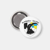 Graubünden Schweiz Magnet (Vorderseite/Rückseite)