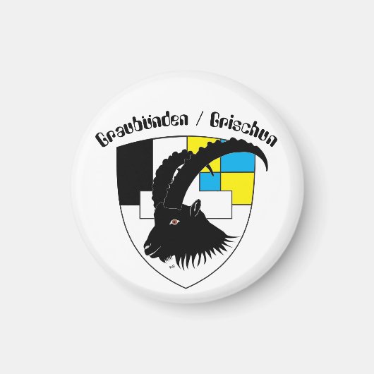 Graubünden Schweiz Magnet (Vorne)
