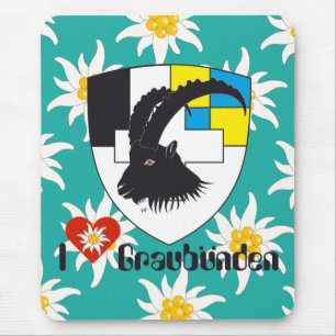 Graubünden Schweiz Mausmatte Mousepad