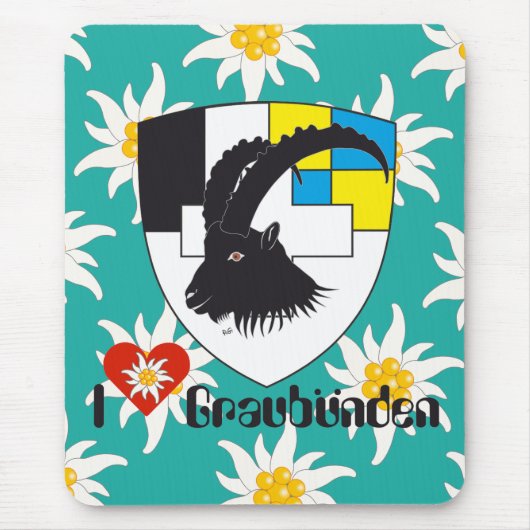 Graubünden Schweiz Mausmatte Mousepad (Vorne)