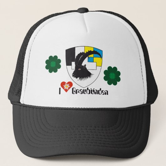 Graubünden Schweiz Mütze (Vorderseite)