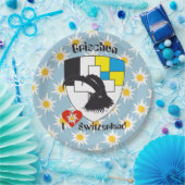 Graubünden Schweiz Pappteller (Party)