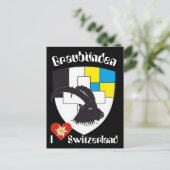 Graubünden Schweiz Postkarte (Stehend Vorderseite)