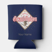 Graubünden Schweiz Retroskier Vintag Dosenkühler (Rückseite)