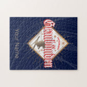 Graubünden Schweiz Retroskier Vintag Puzzle (Horizontal)