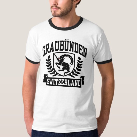 Graubunden Schweiz T-Shirt (Vorderseite)