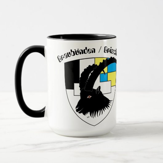 Graubünden Schweiz Tasse (Links)