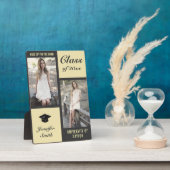 Graucreme Moderner Foto Abschluss Fotoplatte (Seite)