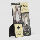 Graucreme Moderner Foto Abschluss Fotoplatte (Seite)