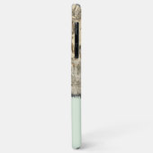 Graucreme und rustikale Imitate aus Holz geben den Case-Mate iPhone Hülle (Hinten/Links)