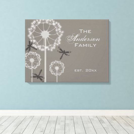 Graudrachenfamilie Leinwanddruck (Insitu (Holzboden))