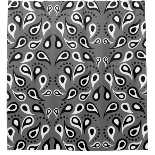 Grauduschvorhang Duschvorhang (Vorderseite)