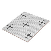 Graue 4-Sterne-Imitate Penny Tile Hexagon Tile Fliese (Seite)