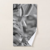 Graue, abgerundete Formen, in hellen Tönen Badhandtuch Set (Handtuch)