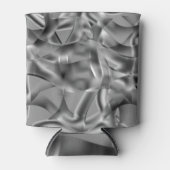 Graue, abgerundete Formen, in hellen Tönen Dosenkühler (Vorderseite)