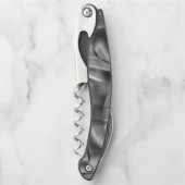 Graue, abgerundete Formen, in hellen Tönen Kellnermesser (Vorderseite)