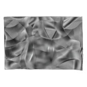 Graue, abgerundete Formen, in hellen Tönen Kissenbezug (Vorderseite-Links)