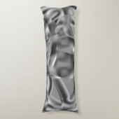 Graue, abgerundete Formen, in hellen Tönen Seitenschläferkissen (Vorderseite Vertikal)