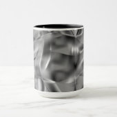 Graue, abgerundete Formen, in hellen Tönen Tasse (Zentrum)