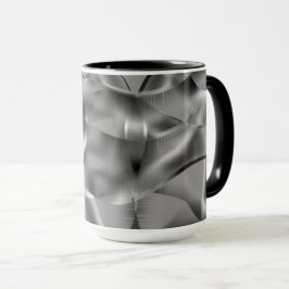 Graue, abgerundete Formen, in hellen Tönen Tasse