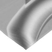 Graue, abgerundete Formen, in hellen Tönen Tischdecke (Schrägansicht)