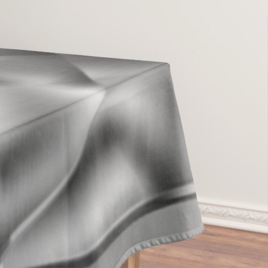 Graue, abgerundete Formen, in hellen Tönen Tischdecke (Beispiel)