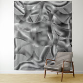 Graue, abgerundete Formen, in hellen Tönen Wandteppich (Beispiel)