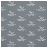 Graue Abschluss-Klasse für benutzerdefiniertes Jah Stoff (Muster)