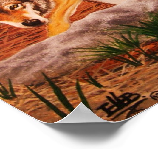 Graue Absicht Poster (Ecke)