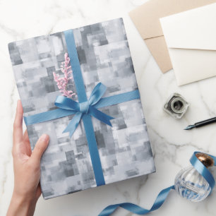 Graue Abstrakte Farbe Geschenkpapier