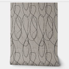 Graue Abstrakte Tapete Moderne Linien Design