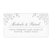 Graue Adressenmarkierungen (Vorne)