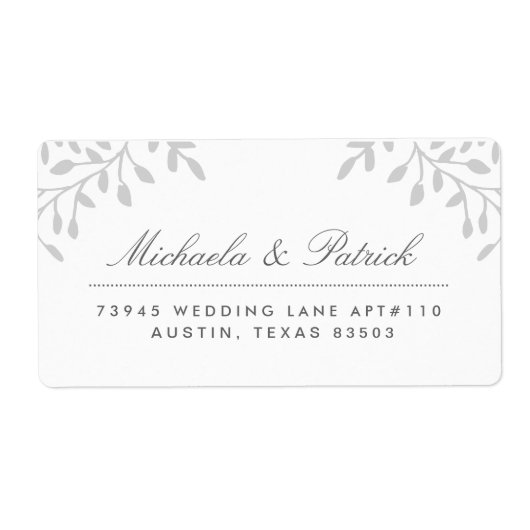 Graue Adressenmarkierungen (Vorne)