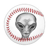 Graue Alien Baseball (Vorderseite Links)