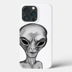 Graue Alien Case-Mate iPhone Hülle